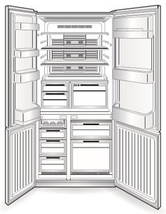Холодильник Митсубиси MR-LR78EN-GBK-R фото 4 в Тюмени Холодильник Mitsubishi Electric MR-LR78EN-GBK-R фото 4 в Тюмени