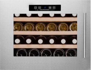Винный шкаф Dunavox DX-24.56BSK (B) петли слева фото 2 в Тюмени