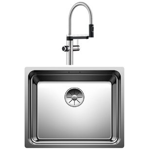 Blanco (мойка ETAGON 500-U + EVOL-S Pro Filter 526311 нержавеющая сталь) фото в Тюмени