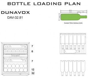 Винный шкаф Dunavox DAV-32.81DOP.TO фото 2 в Тюмени
