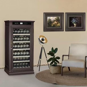 Винный шкаф Meyvel MV69-WD1-C (Dark Chocolate) фото 2 в Тюмени