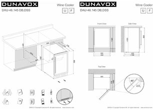 Винный шкаф Dunavox DAU-46.145DB фото 4 в Тюмени