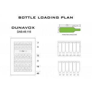 Винный шкаф Dunavox DAB-49.116DSS.TO фото 3 в Тюмени