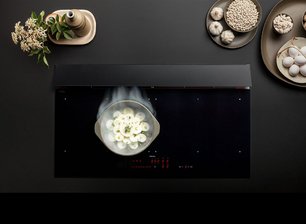 Варочная панель с вытяжкой Falmec BRERA 90 VETRO NERO фото 2 в Тюмени