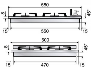 Варочная панель Ilve H60CNV Oatmeal фото 2 в Тюмени