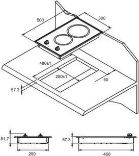 Независимая варочная панель Kuppersberg FM3VR фото 2 в Тюмени