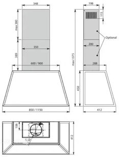 Вытяжка Фалмек TIME 115 anthracite фото 4 в Тюмени Вытяжка Falmec TIME 115 anthracite фото 4 в Тюмени
