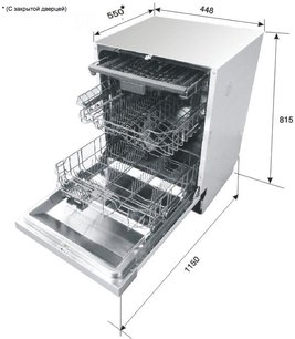 Посудомоечная машина Zigmund Shtain DW 79.4509 X фото 2 в Тюмени
