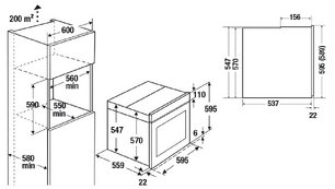 Духовой шкаф Kuppersbusch BP 6350.0 S6 Black Steel фото 2 в Тюмени