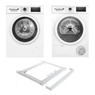 Bosch Serie 4 (стиральная машина WAN24200ME + сушильная машина WTN86201ME + монтажный элемент WTZ20410) фото в Тюмени