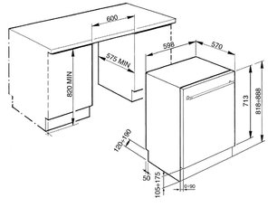 Посудомоечная машина Смег STX13OL1 фото 3 в Тюмени Посудомоечная машина Smeg STX13OL1 фото 3 в Тюмени