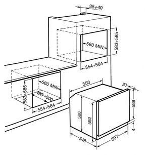 Духовой шкаф Смег SF6922NPZ фото 2 в Тюмени Духовой шкаф Smeg SF6922NPZ фото 2 в Тюмени