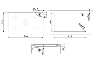 Варочная панель Smeg SI5952B фото 4 в Тюмени