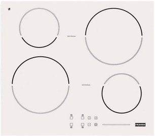 Независимая индукционная  варочная панель Франке FH 604-1W 4I T PWL WH фото в Тюмени Независимая индукционная  варочная панель Franke FH 604-1W 4I T PWL WH фото в Тюмени