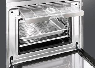 Компактный духовой шкаф с пароваркой Смег SF4920VCB фото 3 в Тюмени Компактный духовой шкаф с пароваркой Smeg SF4920VCB фото 3 в Тюмени