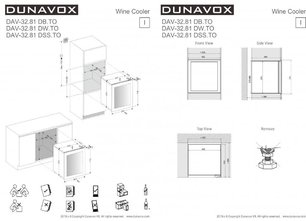 Винный шкаф Dunavox DAV-32.81DOP.TO фото 3 в Тюмени