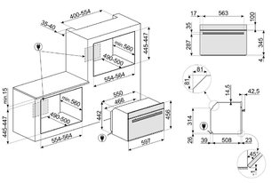 Духовой шкаф Смег SF4604WVCPNX фото 4 в Тюмени Духовой шкаф Smeg SF4604WVCPNX фото 4 в Тюмени