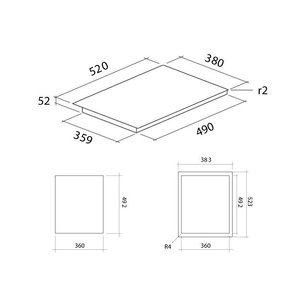 Варочная панель FALMEC PIANO INDUZIONE 2 ZONE фото 3 в Тюмени
