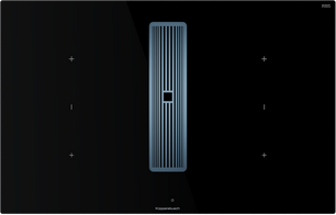 Индукционная варочная панель с вытяжкой Kuppersbusch KMI 8350.0 SR Stainless steel фото в Тюмени