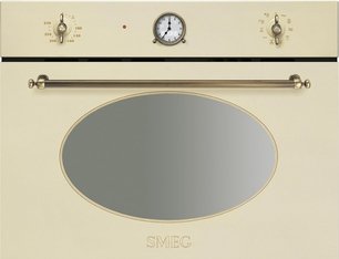Компактный духовой шкаф с СВЧ Смег SF4800MCPO фото в Тюмени Компактный духовой шкаф с СВЧ Smeg SF4800MCPO фото в Тюмени
