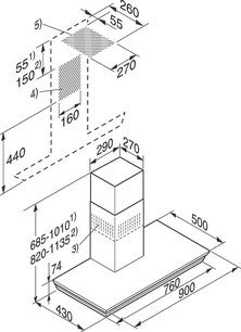 Вытяжка Миле DA 279-4 ED фото 3 в Тюмени Вытяжка Miele DA 279-4 ED фото 3 в Тюмени