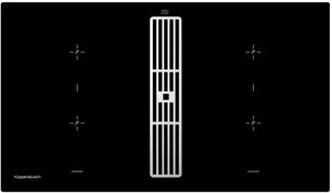 Варочная панель с вытяжкой Kuppersbusch KMI 9850.0 SR Silver Chrome фото в Тюмени