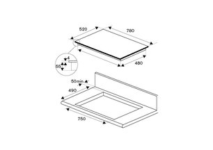 Варочная панель Bertazzoni P786IM3B2NE фото 4 в Тюмени