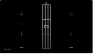 Варочная панель с вытяжкой Kuppersbusch KMI 9850.0 SR Black Chrome фото в Тюмени