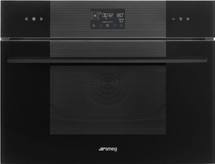 Компактный духовой шкаф с паром Смег SO4102S3B3 фото в Тюмени Компактный духовой шкаф с паром Smeg SO4102S3B3 фото в Тюмени