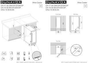Винный шкаф Dunavox DAU-19.58W фото 4 в Тюмени