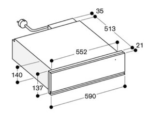 Встраиваемый подогреватель Gaggenau WSP 221-100 фото 3 в Тюмени