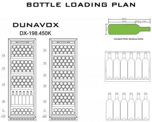 Винный шкаф Dunavox DX-198.450K фото 3 в Тюмени
