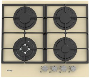 Газовая стеклянная варочная панель Korting HGG 6722 CTB фото в Тюмени