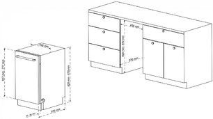 Встраиваемая посудомоечная машина Korting KDI 45898 I фото 4 в Тюмени