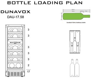 Винный шкаф Dunavox DAU-17.58DW фото 4 в Тюмени