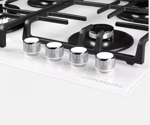 Газовая варочная панель Kuppersberg FQ 63 W фото 2 в Тюмени