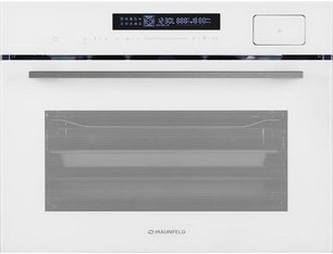 Компактный духовой шкаф с паром Maunfeld MCMO5016STGW фото в Тюмени