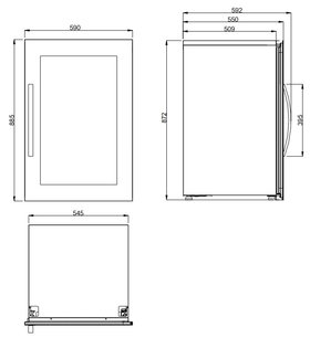 Встраиваемый винный шкаф Dometic E49FGB Elegance фото 2 в Тюмени