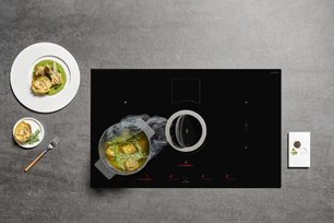 Варочная панель с вытяжкой Элика NIKOLATESLA SWITCH BL/F/83 фото 4 в Тюмени Варочная панель с вытяжкой Elica NIKOLATESLA SWITCH BL/F/83 фото 4 в Тюмени