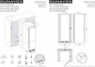 Винный шкаф Dunavox DX-181.490DCK фото 4 в Тюмени