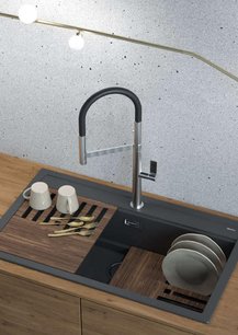 Смеситель Омойкири Osaka BN-WH фото 4 Смеситель Omoikiri Osaka BN-WH фото 4