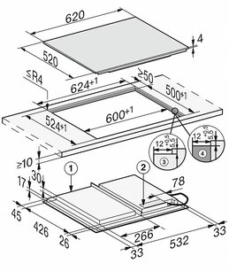 Индукционная варочная панель Miele KM7667 FL с витрины новая фото 4 в Тюмени