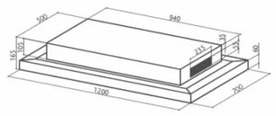 Встраиваемая вытяжка Фабер SKYPAD X/WH F120 фото 3 в Тюмени Встраиваемая вытяжка Faber SKYPAD X/WH F120 фото 3 в Тюмени