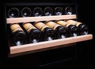 Винный шкаф Dunavox DX-24.56BBK (A) петли справа фото 4 в Тюмени