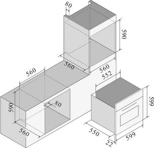 Духовой шкаф Ilve OV601GTPY/BK фото 3 в Тюмени