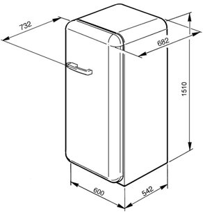 Морозильная камера Smeg CVB20LR1 фото 4 в Тюмени