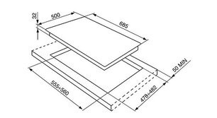 Варочная панель Smeg SPR876AGH фото 2 в Тюмени