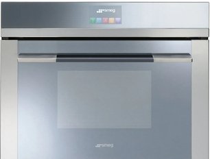 Компактный многофункциональный духовой шкаф Смег SF4140MC фото в Тюмени Компактный многофункциональный духовой шкаф Smeg SF4140MC фото в Тюмени