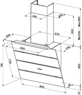 Вытяжка Фабер DREAM EG 8 WH A80 фото 2 в Тюмени Вытяжка Faber DREAM EG 8 WH A80 фото 2 в Тюмени