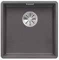 Мойка Blanco SUBLINE 400-F отводная арматура InFino® темная скала
